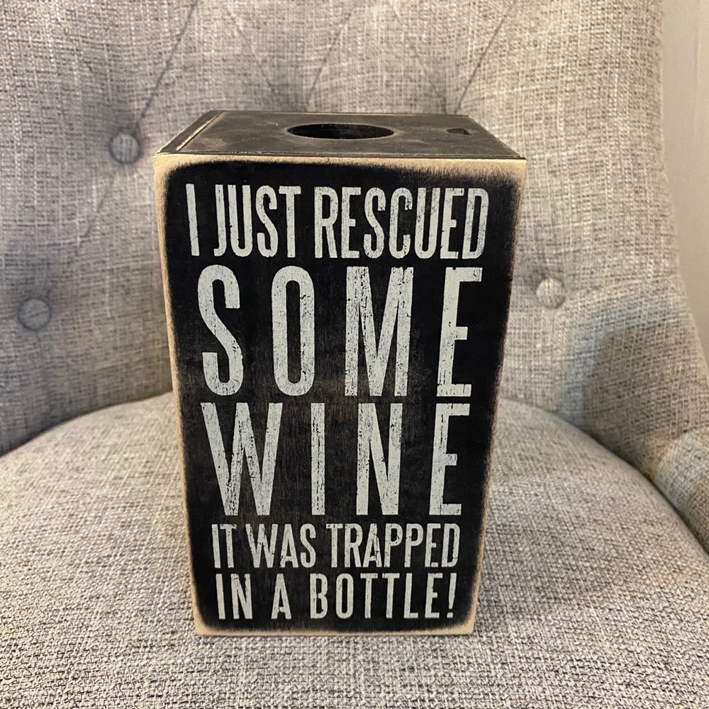 Funny Wine cork holder